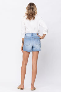 Judy Blue Distressed Cut Off Faded Shorts