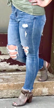 Load image into Gallery viewer, Judy Blue High Waste Distressed Ripped Jeans