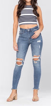 Load image into Gallery viewer, Judy Blue High Waste Distressed Ripped Jeans