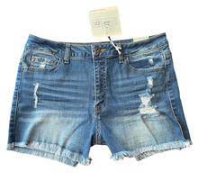 Load image into Gallery viewer, Distressed Cut Off Denim Shorts