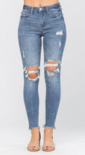 Load image into Gallery viewer, Judy Blue High Waste Distressed Ripped Jeans