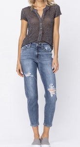 Judy Blue High Waste Distressed Jeans